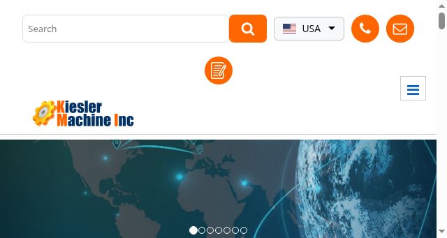 Screenshot of kieslermachine.com