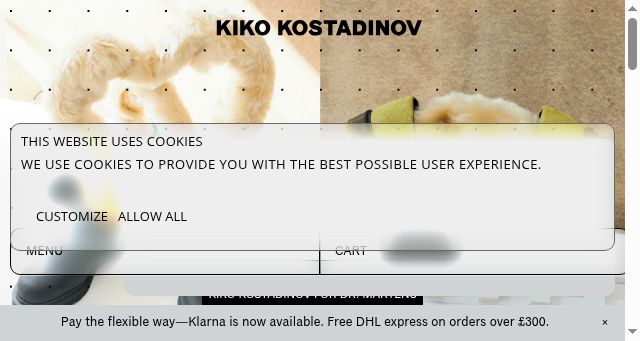 Screenshot of kikokostadinov.com