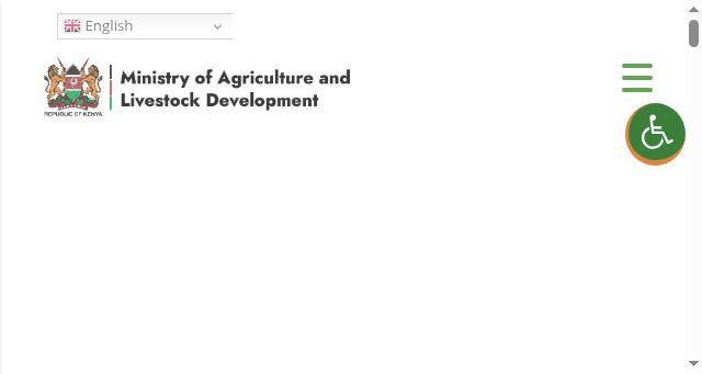 Screenshot of kilimo.go.ke