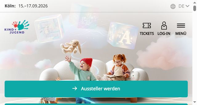 Screenshot of kindundjugend.de