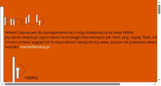 Screenshot of kindup.pl