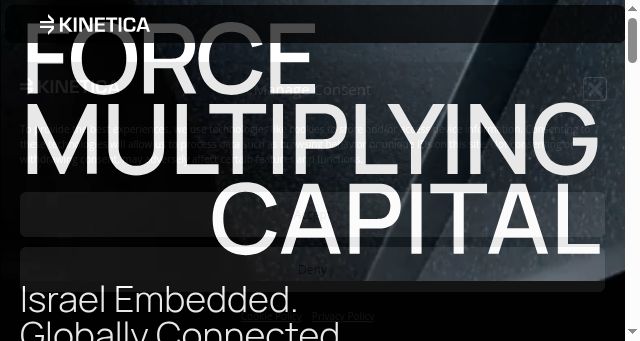 Screenshot of kineticavc.com