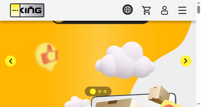 Screenshot of king.ba