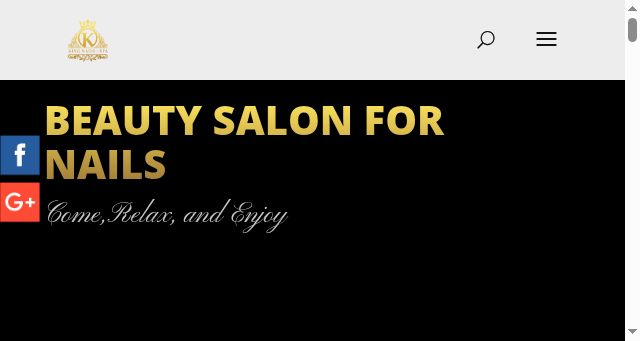 Screenshot of kingnailsspaokc.com