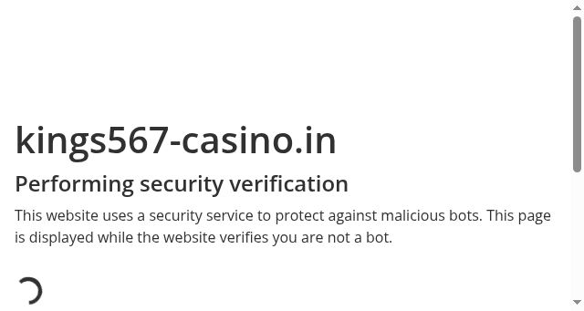 Screenshot of kings567-casino.in
