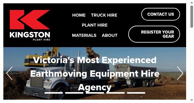 Screenshot of kingstonplanthire.com.au