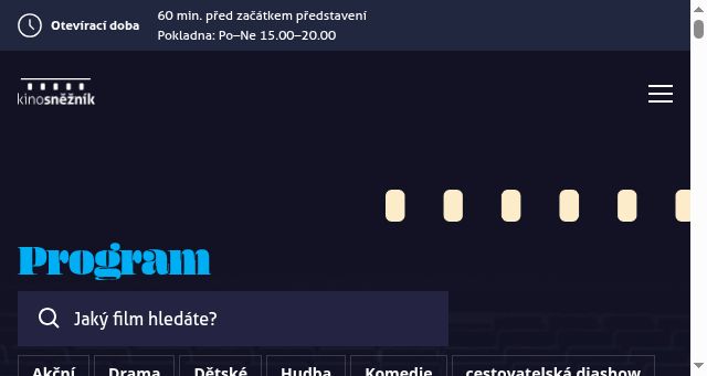 Screenshot of kinosneznik.cz