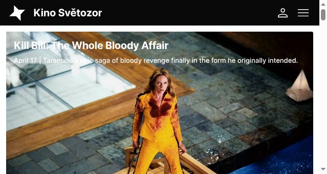 Screenshot of kinosvetozor.cz