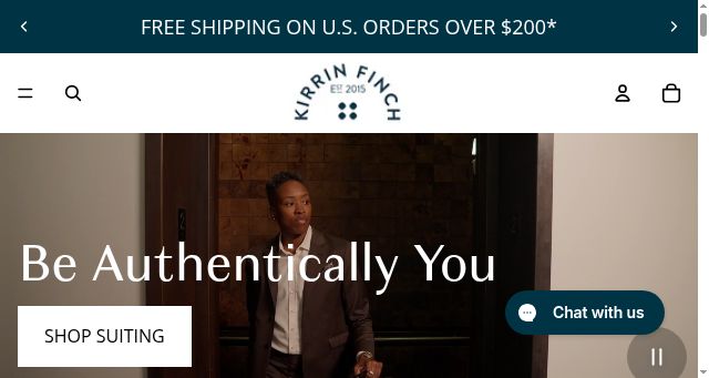 Screenshot of kirrinfinch.com