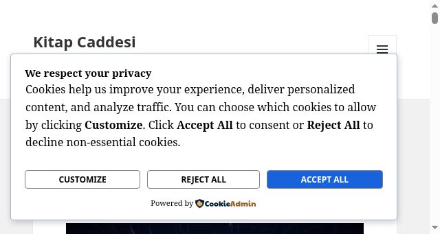 Screenshot of kitapcadde.com