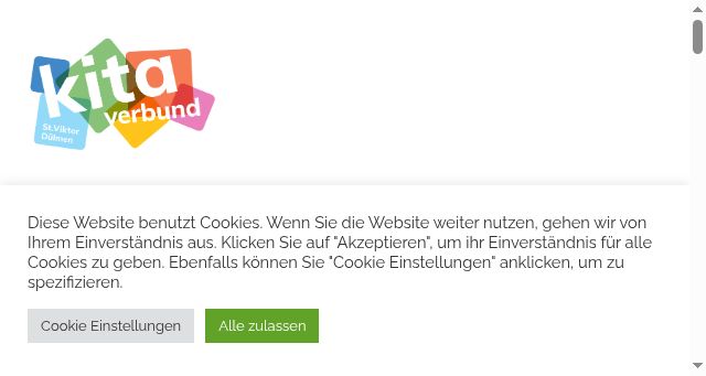 Screenshot of kitaverbund-stviktor.de