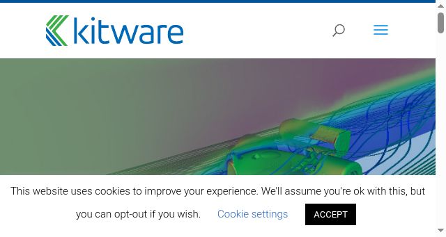 Screenshot of kitware.eu