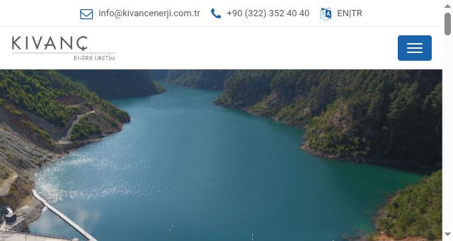 Screenshot of kivancenerji.com.tr