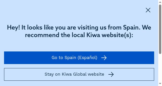 Screenshot of kiwa.com