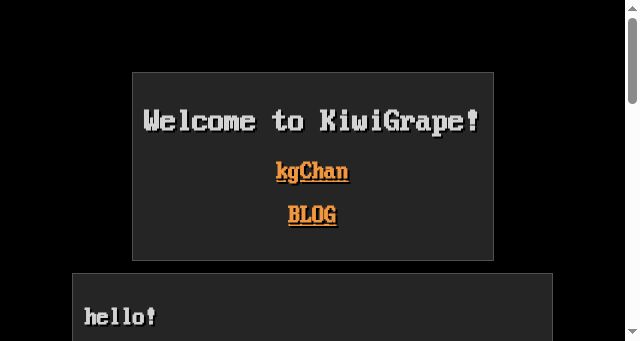Screenshot of kiwigrape.io