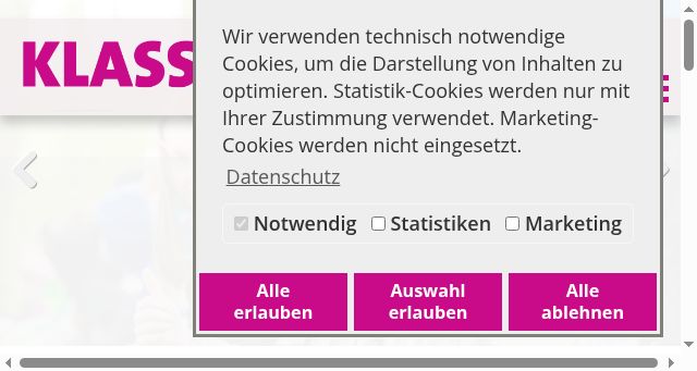 Screenshot of klasse-wir-fahren.de