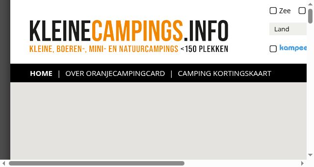 Screenshot of kleinecampings.info