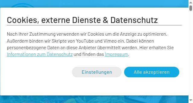 Screenshot of klimabonus.info