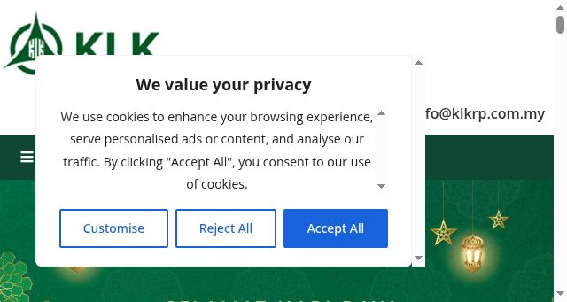 Screenshot of klkrp.com.my