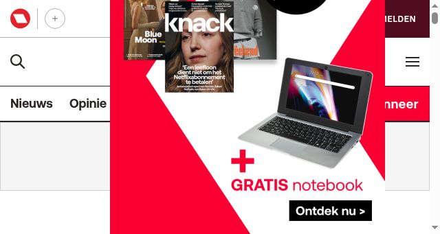 Screenshot of knack.be