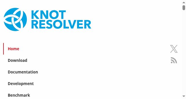 Screenshot of knot-resolver.cz