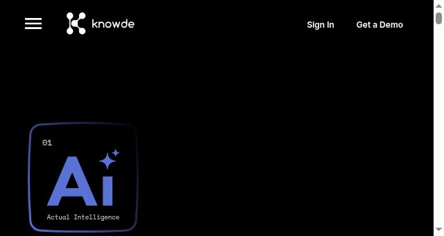 Screenshot of knowde.com