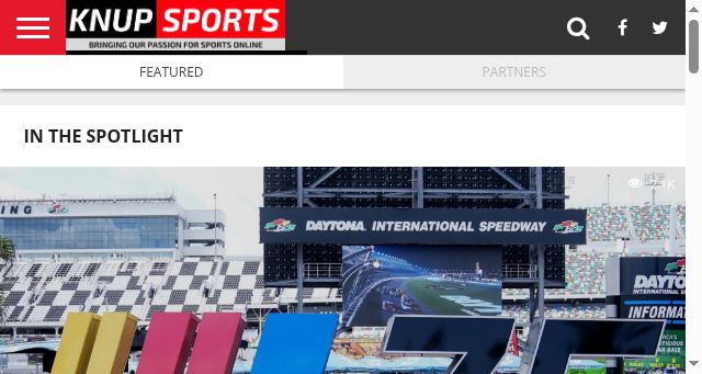 Screenshot of knupsports.com