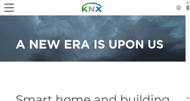 Screenshot of knx.org