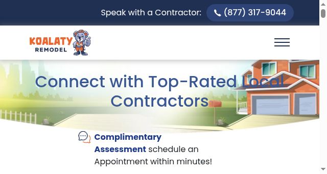 Screenshot of koalatyremodel.com