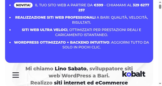 Screenshot of kobalt.it