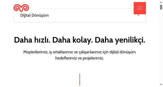 Screenshot of koc.com.tr