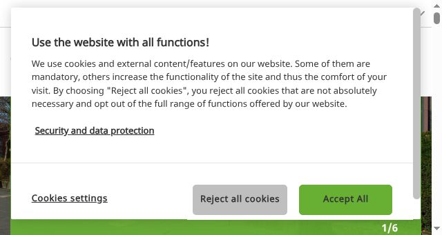 Screenshot of koelnmesse.com