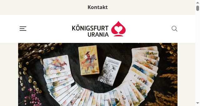 Screenshot of koenigsfurt-urania.com