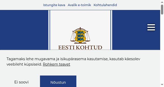 Screenshot of kohus.ee