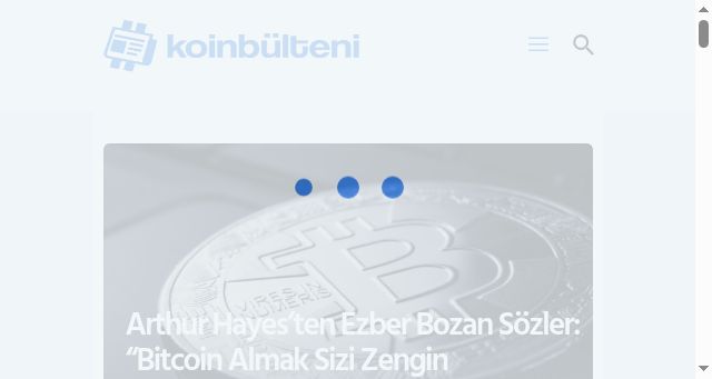 Screenshot of koinbulteni.com