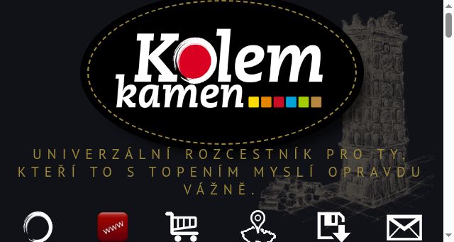 Screenshot of kolem-kamen.cz