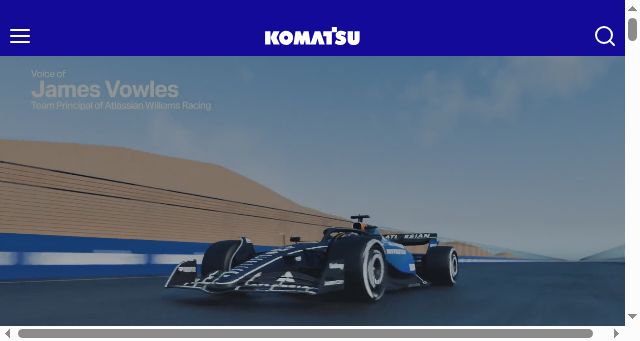 Screenshot of komatsu.co.id
