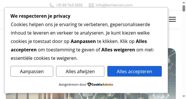 Screenshot of komercon.com