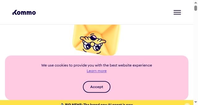 Screenshot of kommo.com