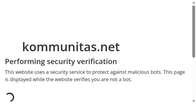 Screenshot of kommunitas.net