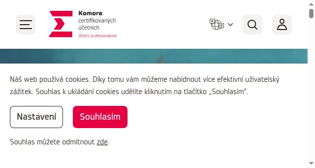 Screenshot of komora-ucetnich.cz
