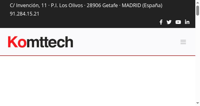 Screenshot of komtesdeteccion.com