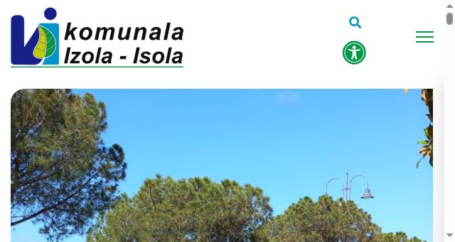 Screenshot of komunala-izola.si