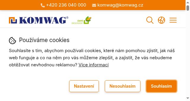 Screenshot of komwag.cz