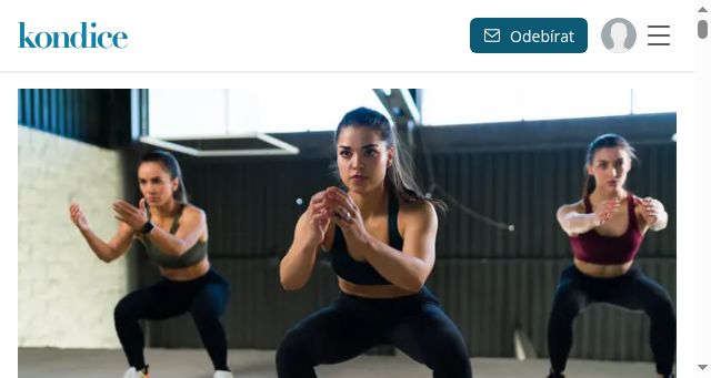 Screenshot of kondice.cz