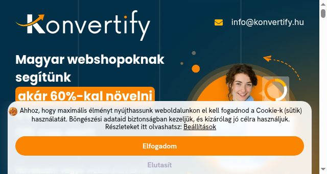 Screenshot of konvertify.hu