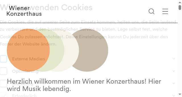 Screenshot of konzerthaus.at