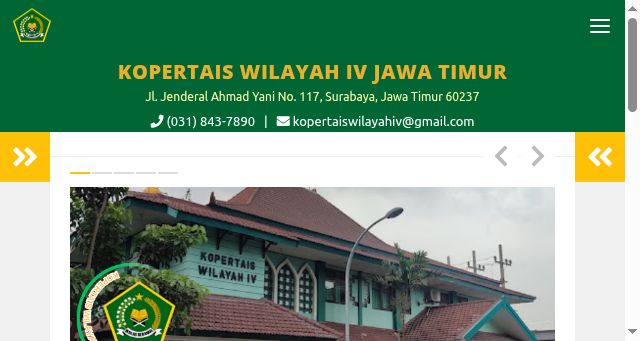 Screenshot of kopertais4.or.id