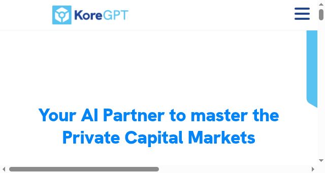 Screenshot of koregpt.com