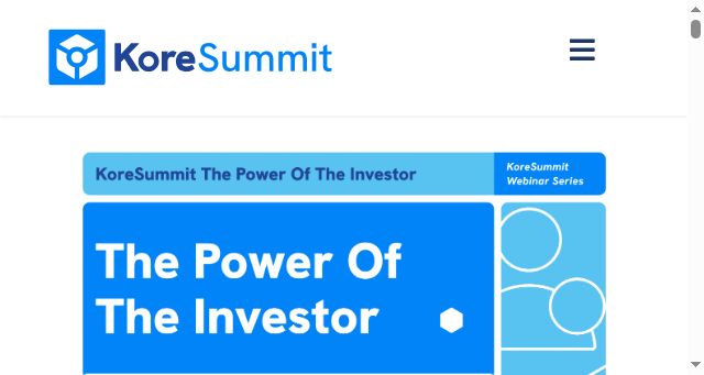 Screenshot of koresummit.com